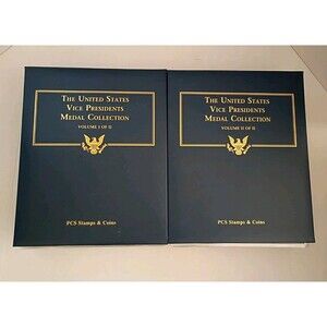 The U.S. Vice Presidents $1 Coins & Stamps Vol 1 & 2 (Adams 1789-Harris 2021)